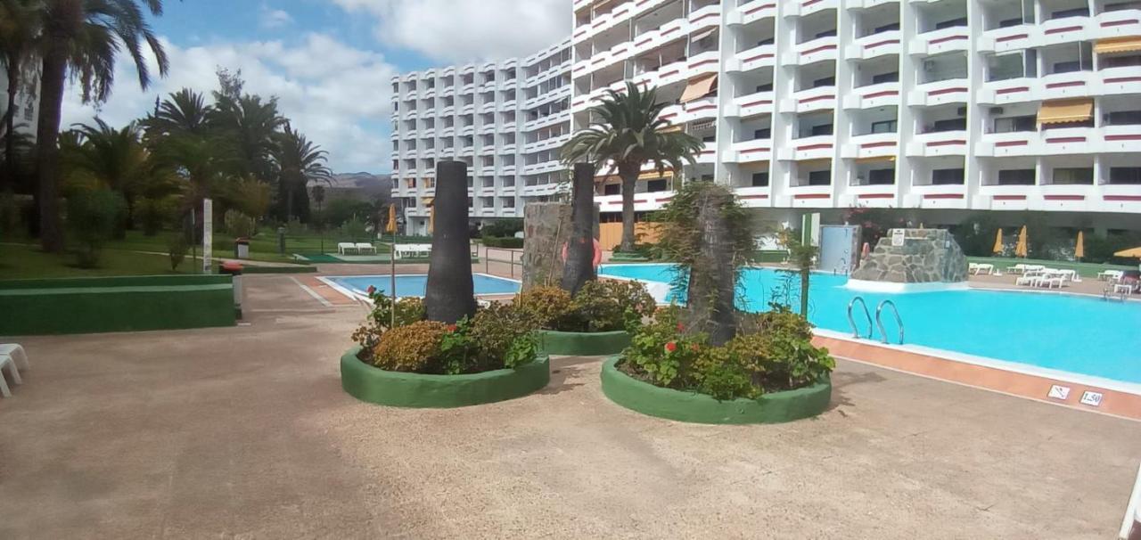 Agaete Park Tropical Style Apartment ปลายา เดล อิงเกลส ภายนอก รูปภาพ